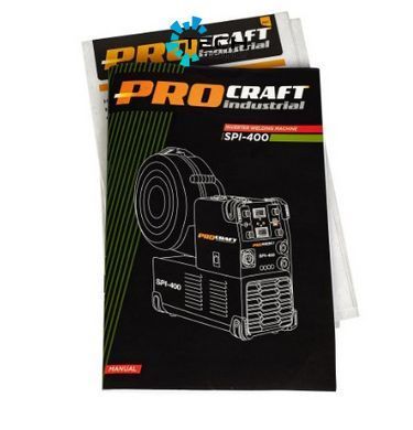 Инверторный полуавтомат сварочный Procraft industrial (SPI400), Жёлтый