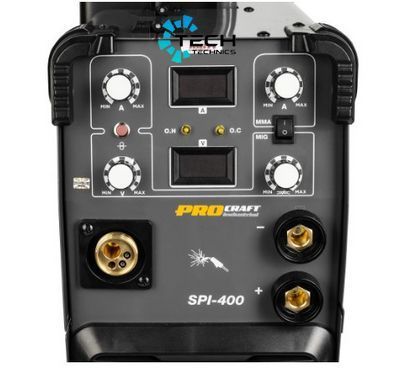 Инверторный полуавтомат сварочный Procraft industrial (SPI400), Жёлтый