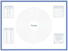 Силіконовий килимок 60х80см ConBrio (СВ-680) індиго