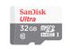 microSDHC (UHS-1) SanDisk Ultra 32Gb class 10 A1 (100Mb/s) (adapter SD) (SDSQUNR-032G-GN3MA)