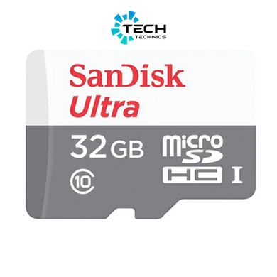 microSDHC (UHS-1) SanDisk Ultra 32Gb class 10 A1 (100Mb/s) (SDSQUNR-032G-GN3MN)