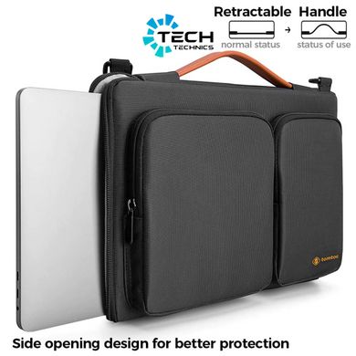 Сумка для ноутбука Tomtoc Defender-A42 Laptop Briefcase Black 13.5 Inch (A42D3D1) (A42D3D1)