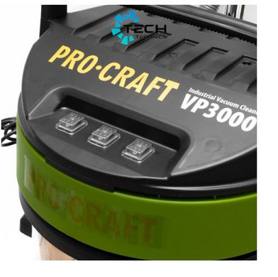 Пылесос промышленный Procraft VP3000, Зелёный