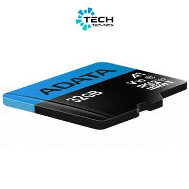 microSDHC (UHS-1) A-DATA Premier 32Gb Class 10 A1 (R-100Mb/s) (adapter SD) (AUSDH32GUICL10A1-RA1)