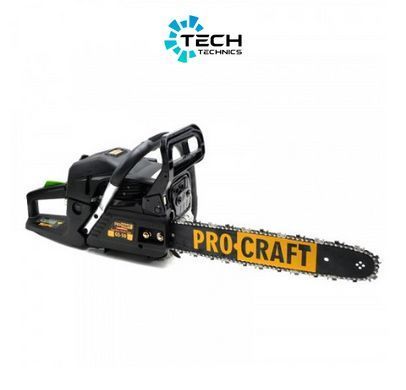 Бензопила ланцюгова Procraft GS-50 (1 шина, 1 ланцюг 40) NEW, Зелений