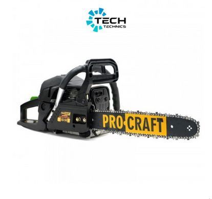 Бензопила ланцюгова Procraft GS-50 (1 шина, 1 ланцюг 40) NEW, Зелений