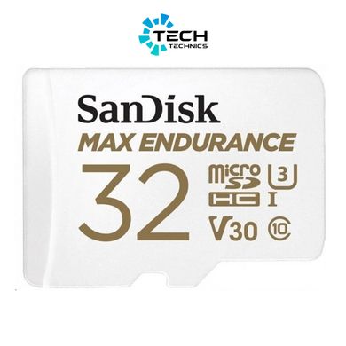 microSDHC (UHS-1 U3) SanDisk Max Endurance 32Gb class 10 V30 (100Mb/s) (adapterSD) (SDSQQVR-032G-GN6IA)